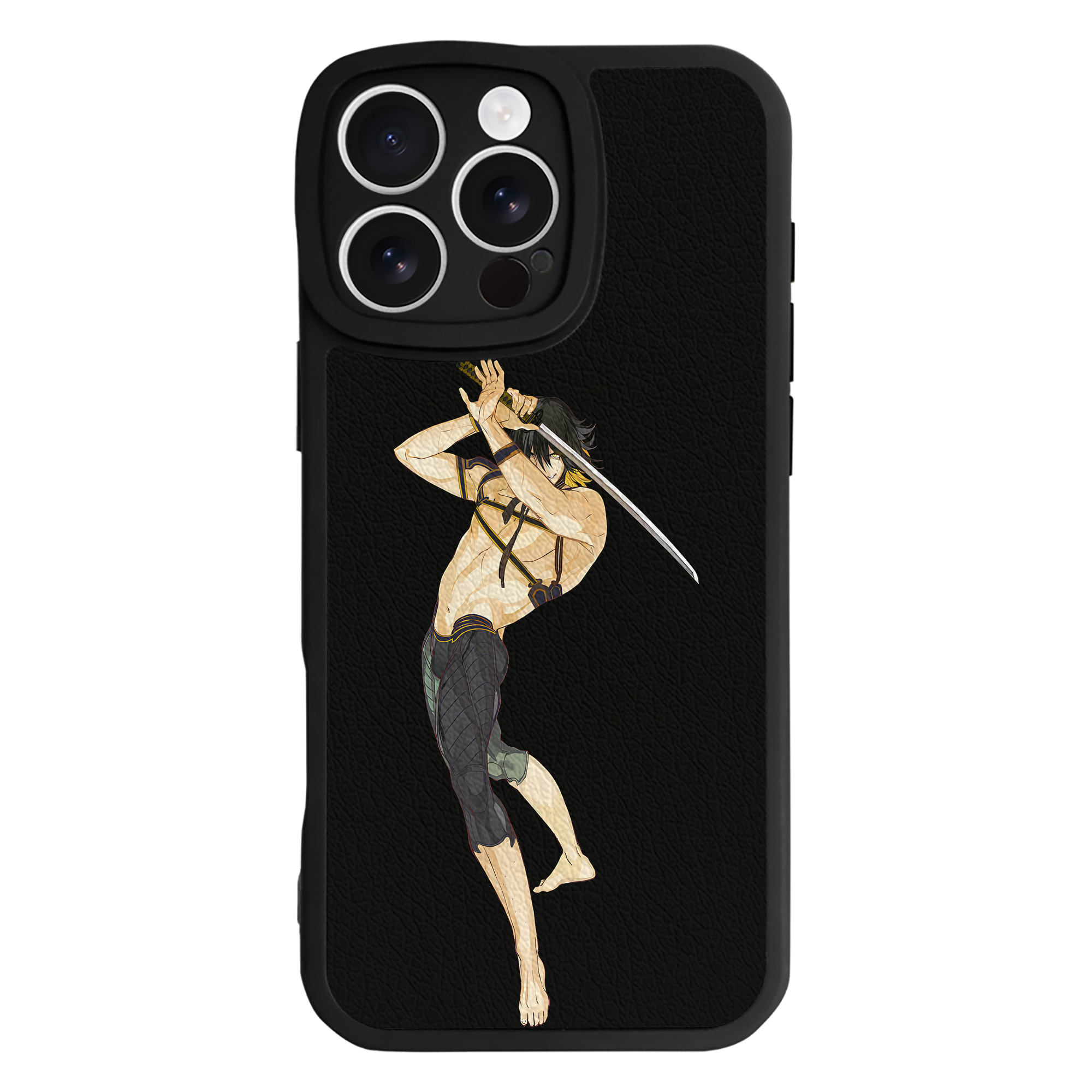 （画像用） 刀剣乱舞 Touken Ranbu 【iPhone 16シリーズ対応】シリコンスマホケース（レザー調） 材質：シリコン